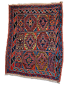 Zakatala - kézi csomózású antik kaukázusi szőnyeg - AAB 060
