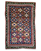 Kazak - vintage kézi csomózású kaukázusi szőnyeg