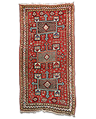 Ghutschan - kézi csomózású antik kurd szőnyeg - AAB 086