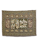 Antik Kalaga hímzésű falikép