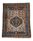 Hamadan - kézi csomózású antik perzsa szőnyeg - KR 2098